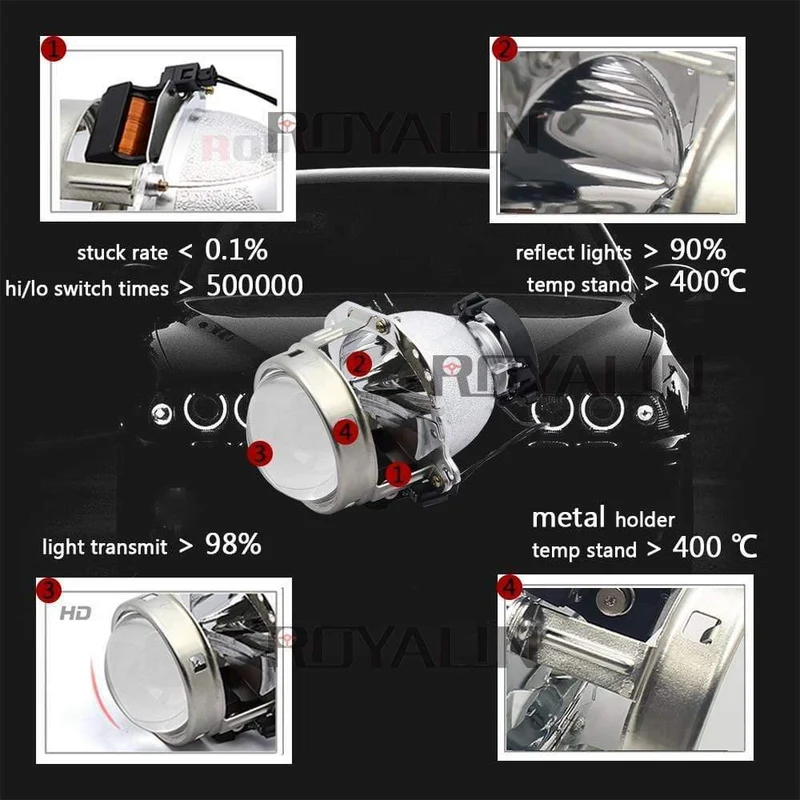 Hella EVOX 2.0 D2S Projektorscheinwerfer Bi-Xenon-Objektiv für BMW E39 E60 Ford Audi A6 C5 C6 W211 Passat B6 Skoda Fabia