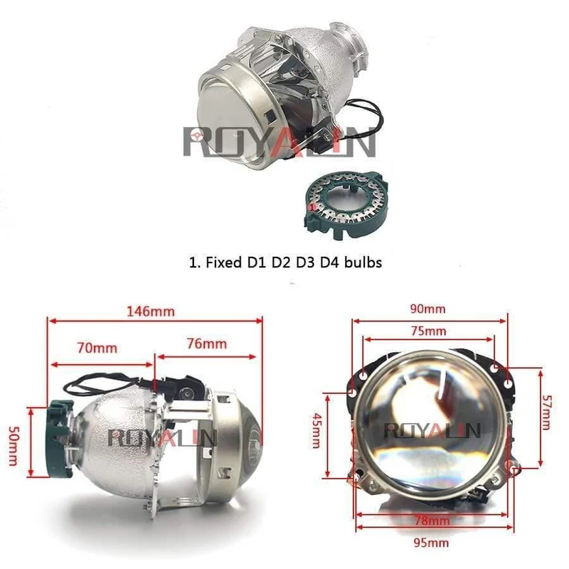 Hella EVOX 2.0 D2S Projektorscheinwerfer Bi-Xenon-Objektiv für BMW E39 E60 Ford Audi A6 C5 C6 W211 Passat B6 Skoda Fabia