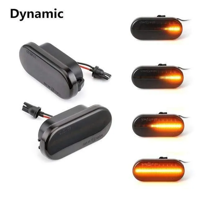 2 stück Led Dynamische Seite Marker Blinker Licht Für Volkswagen VW Bora Golf 3 4 Passat 3BG Polo SB6 SEAT Ibiza Leon Skoda Ford