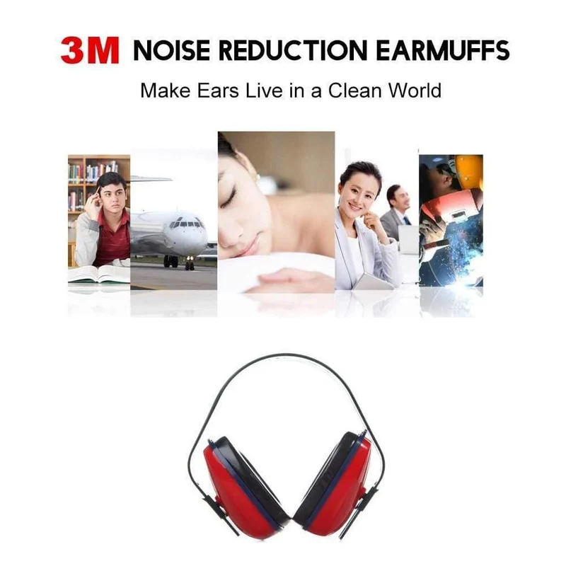 3M 1425 No-Noise-Ohrenschützer 22-dB-Schutz Power Noise-Ohrenschützer gegen das Schießen Mechanisch Lernen Sie den Schlaf-Gehörschutz