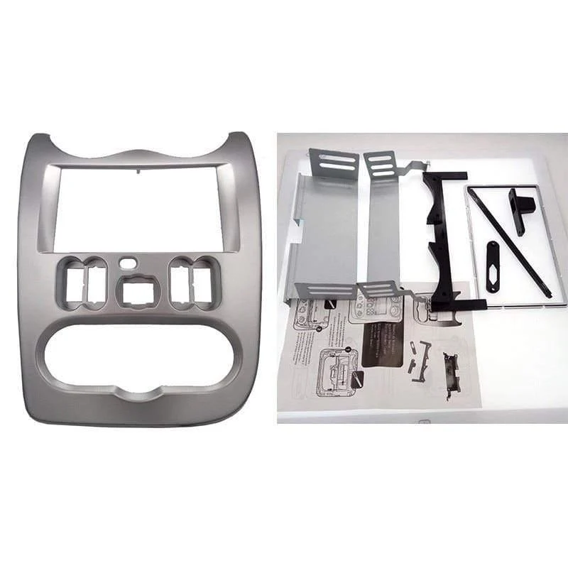 Autoradio Blende für RENAULT Logan Sandero DACIA Duster Blende Rahmen Schalttafeladapter CD Zierblendenrahmen