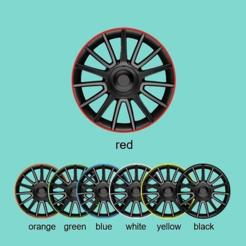 8m Auto Dekoration Streifen Rad Aufkleber Reifen Felgenschutz Ring Anti-Scratch Anti-Collision-Streifen Auto Ändern Trim Zubehör