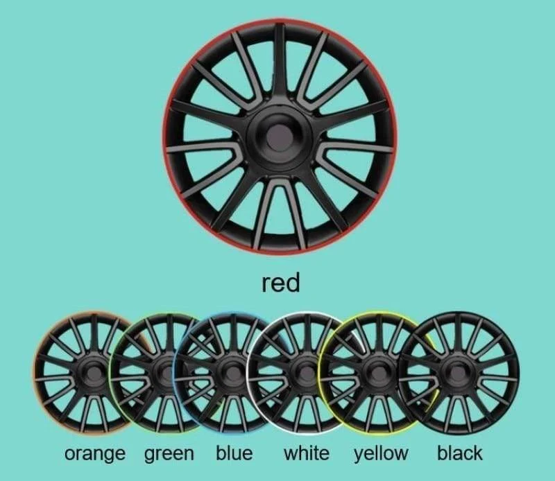 8m Auto Dekoration Streifen Rad Aufkleber Reifen Felgenschutz Ring Anti-Scratch Anti-Collision-Streifen Auto Ändern Trim Zubehör