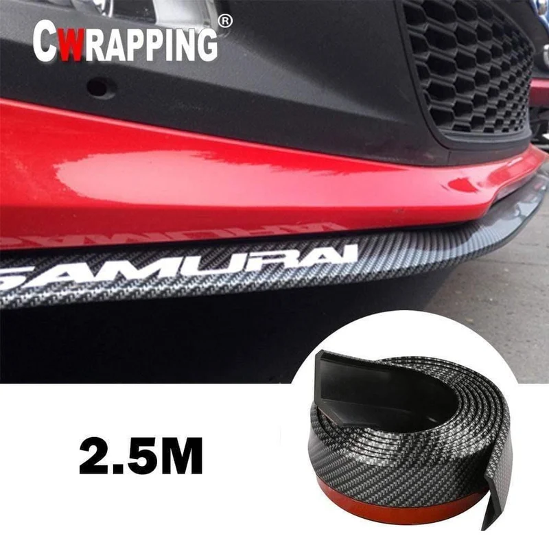 Auto Universal Frontstoßstange Lippe Carbon Gummi Splitter Chin Spoiler Seitenschweller Gummi Anti Scratch Protector Body Kit Trim