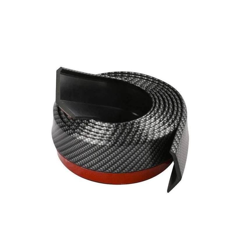 Auto Universal Frontstoßstange Lippe Carbon Gummi Splitter Chin Spoiler Seitenschweller Gummi Anti Scratch Protector Body Kit Trim