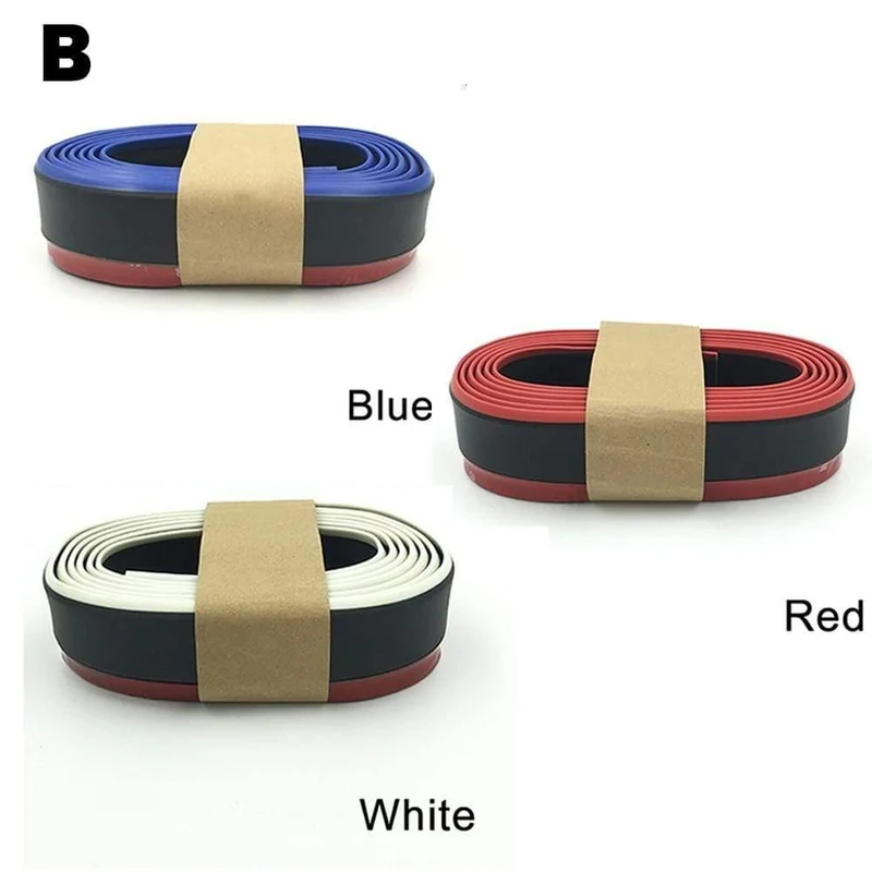 Auto Universal Frontstoßstange Lippe Carbon Gummi Splitter Chin Spoiler Seitenschweller Gummi Anti Scratch Protector Body Kit Trim