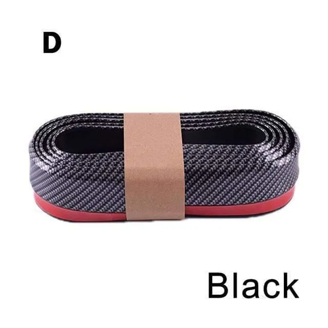 Auto Universal Frontstoßstange Lippe Carbon Gummi Splitter Chin Spoiler Seitenschweller Gummi Anti Scratch Protector Body Kit Trim
