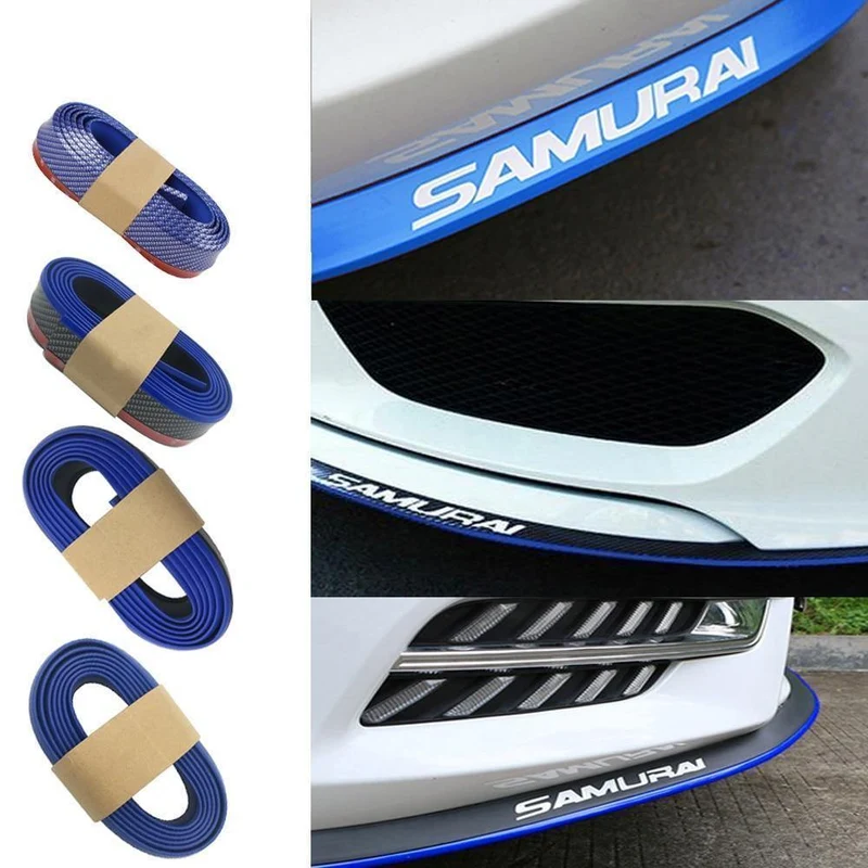 Auto Universal Frontstoßstange Lippe Carbon Gummi Splitter Chin Spoiler Seitenschweller Gummi Anti Scratch Protector Body Kit Trim
