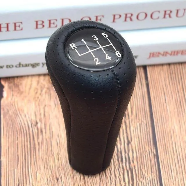 5 6 Speed ​​Echtleder Schaltknauf Für BMW 1 3 5 6 Baureihe E30 E32 E34 E36 E38 E39 E46 E53 E60 E63 E83 E84 E87 E90 E91 E92