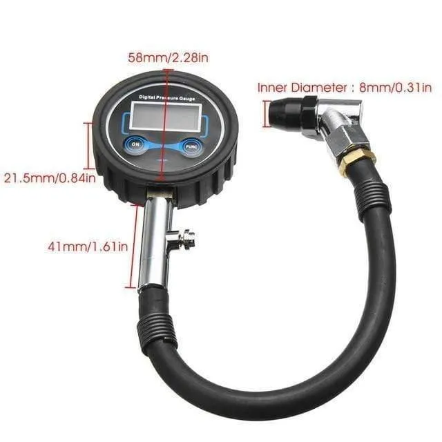 Digitale Auto Lkw Fahrzeug Air Reifen Druck Inflator Gauge LCD Dial Meter Test Auto Reifen Druck Gauge Meter