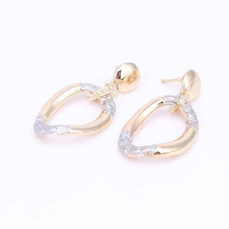 Frauen Braut Hochzeit Schmuck Sets Hohe Qualität Gold Farbe Halskette Ohrringe Armband Ring Für Party