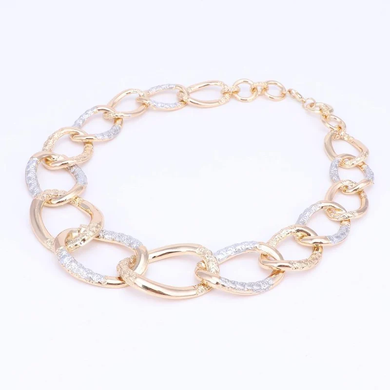 Frauen Braut Hochzeit Schmuck Sets Hohe Qualität Gold Farbe Halskette Ohrringe Armband Ring Für Party