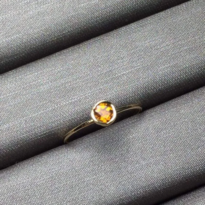 18K Roségold AU750, individuelle Größe, natürlicher Turmalin-Edelstein, Diamanten, weibliches Jubiläumsgeschenk, feine Ringe