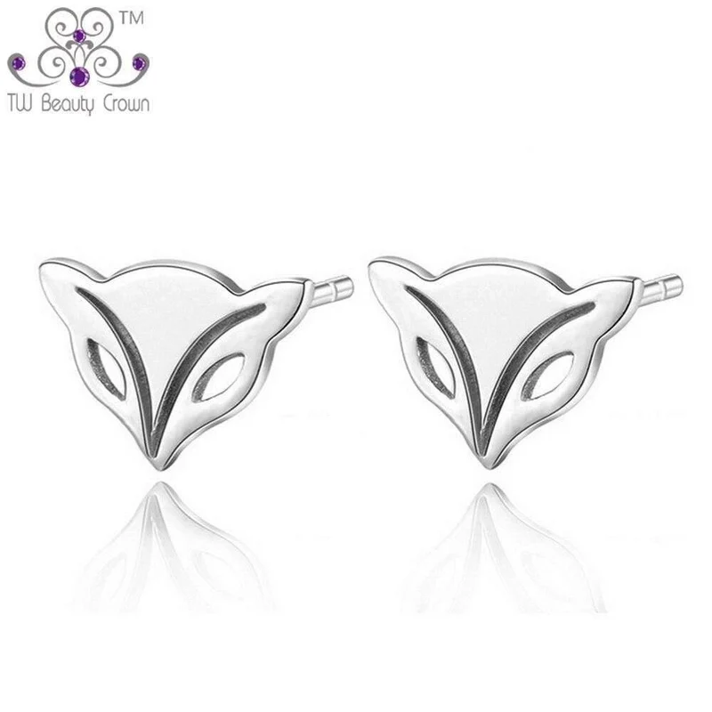 Schmuck Großpackung 925 Reines Silber Schöne Feuerfuchs Tier Ohrstecker Für Frauen Mädchen Hochzeit & Verlobung Party Schmuck