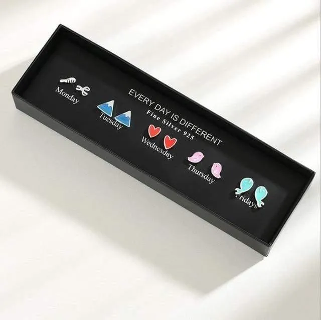 100 Paare / satz Zufällige Pflanze Obst Tier Ohrstecker Für Frauen Mädchen Kinder Schmuck Niedlichen Bären Polymer Clay Ohrring Set Mix Geschenke