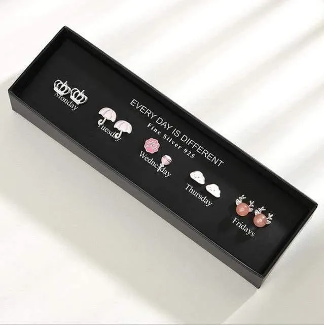 100 Paare / satz Zufällige Pflanze Obst Tier Ohrstecker Für Frauen Mädchen Kinder Schmuck Niedlichen Bären Polymer Clay Ohrring Set Mix Geschenke