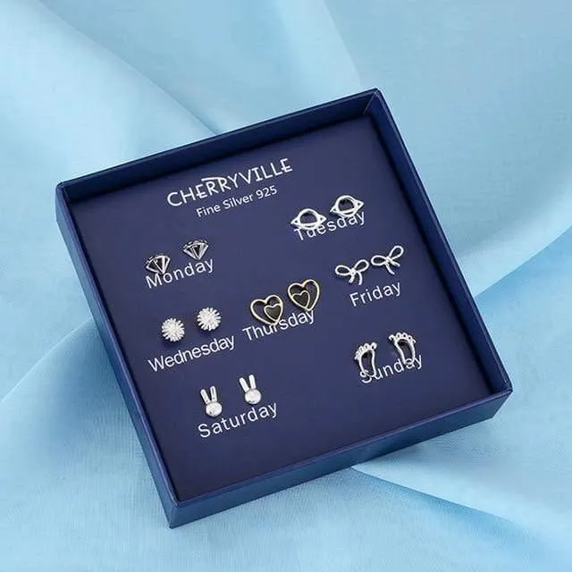 100 Paare / satz Zufällige Pflanze Obst Tier Ohrstecker Für Frauen Mädchen Kinder Schmuck Niedlichen Bären Polymer Clay Ohrring Set Mix Geschenke