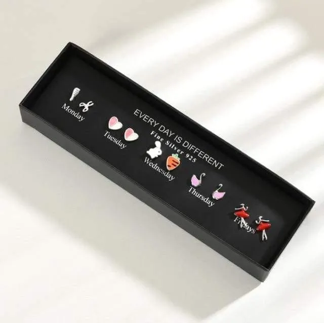 100 Paare / satz Zufällige Pflanze Obst Tier Ohrstecker Für Frauen Mädchen Kinder Schmuck Niedlichen Bären Polymer Clay Ohrring Set Mix Geschenke