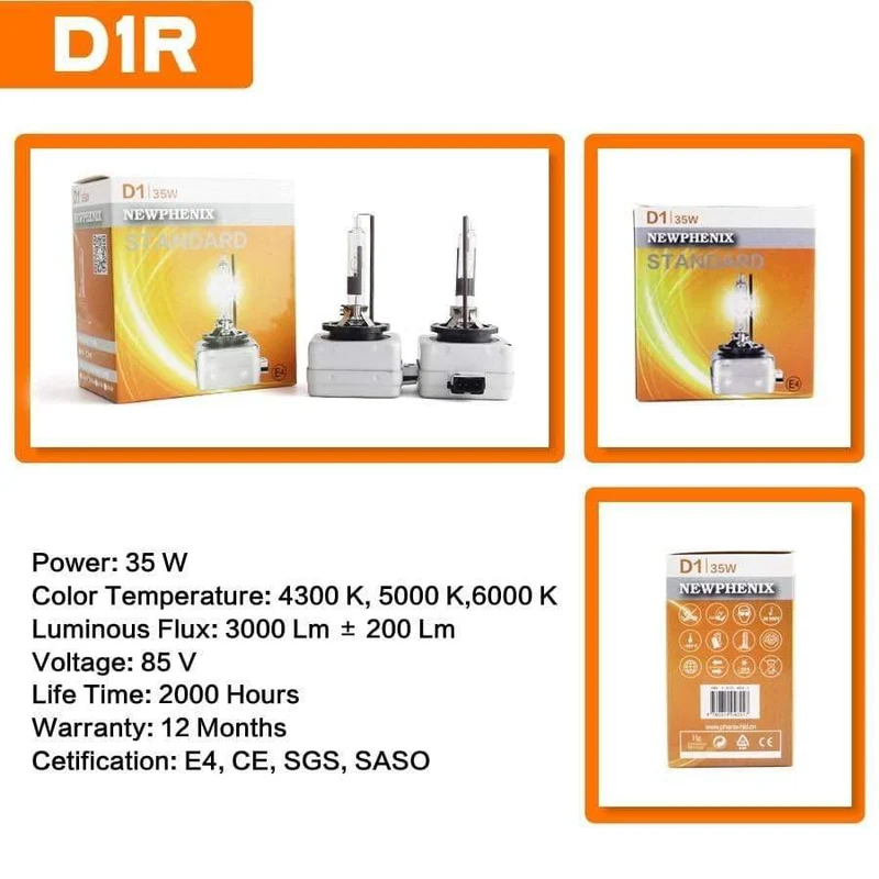 Super Helligkeit D1S D1R D2S D2R D3S D3R D4S D4R D5S D8S HID Xenon Birne 42V 85V 25W 35W 3200Lm 4300K ​​5000K 6000K 2 PCS