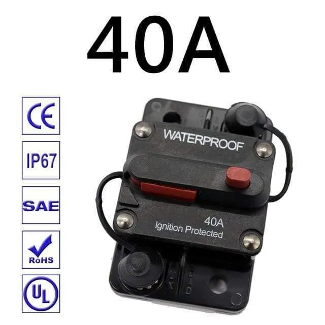 30A 40A 50A 60A 70A 80A 100A 120A 150A 200A 250A AMP-Sicherungs-Reset 300-12V DC Auto Boot Auto Wasserdicht