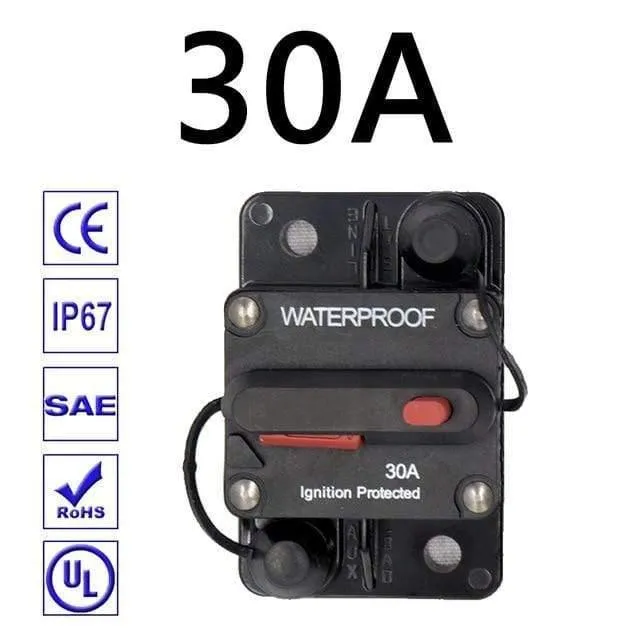30A 40A 50A 60A 70A 80A 100A 120A 150A 200A 250A AMP-Sicherungs-Reset 300-12V DC Auto Boot Auto Wasserdicht