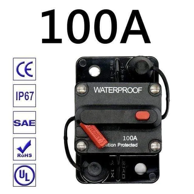 30A 40A 50A 60A 70A 80A 100A 120A 150A 200A 250A AMP-Sicherungs-Reset 300-12V DC Auto Boot Auto Wasserdicht