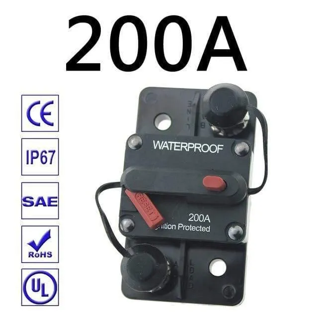 30A 40A 50A 60A 70A 80A 100A 120A 150A 200A 250A AMP-Sicherungs-Reset 300-12V DC Auto Boot Auto Wasserdicht