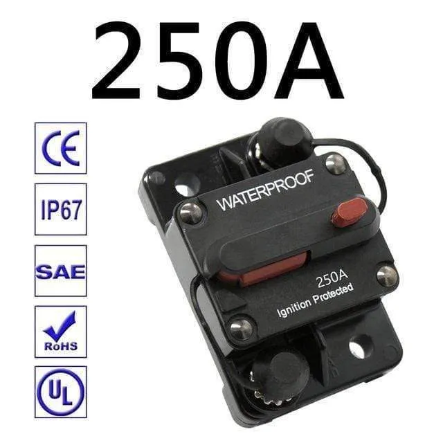 30A 40A 50A 60A 70A 80A 100A 120A 150A 200A 250A AMP-Sicherungs-Reset 300-12V DC Auto Boot Auto Wasserdicht