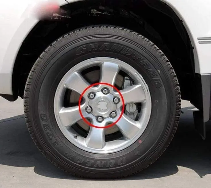 4Pcs Alufelgen Felgenschutzkappen für Toyota Land Cruiser 120 2007-2013 Prado 2700 / 4000 4.0L TY-088