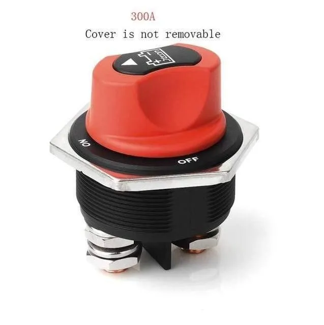 Ein / Aus Autobatterieschalter MAX 50V 50A CONT 75A INT Verwenden Sie den Batterietrennschalter für PKW / Geländewagen / LKW