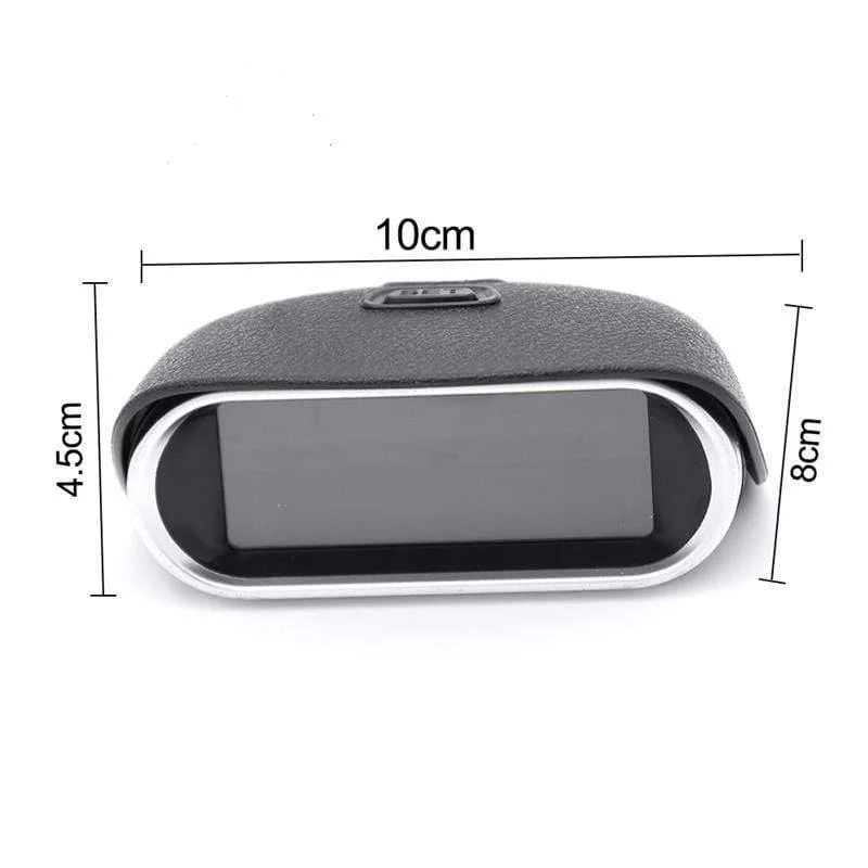 Voltmeter Auto Motorrad Auto für Mitsubishi Horizontale Wassertemperaturanzeige Motortemperatursensor Voltmeter 2 in 1 12V LCD