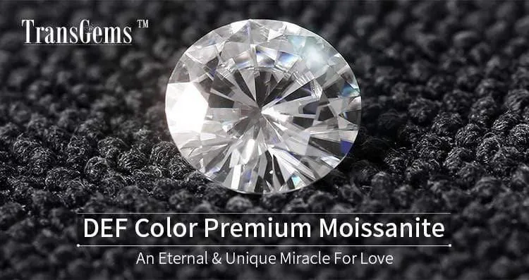 7.5mm F Farbloser Moissanite Lose Edelstein Äquivalent Diamant Karat Gewicht 1.5ct Klarer Moissnaite Diamant für Schmuck