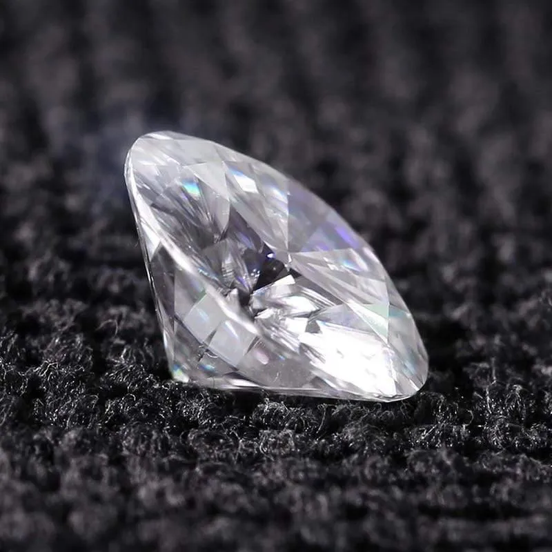 7.5mm F Farbloser Moissanite Lose Edelstein Äquivalent Diamant Karat Gewicht 1.5ct Klarer Moissnaite Diamant für Schmuck