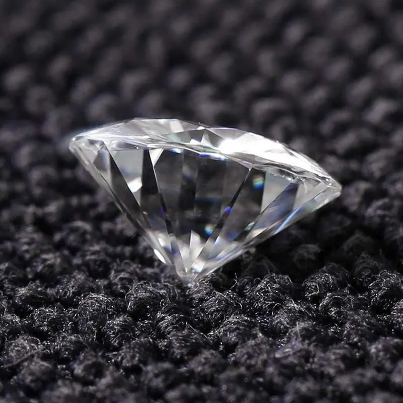 7.5mm F Farbloser Moissanite Lose Edelstein Äquivalent Diamant Karat Gewicht 1.5ct Klarer Moissnaite Diamant für Schmuck