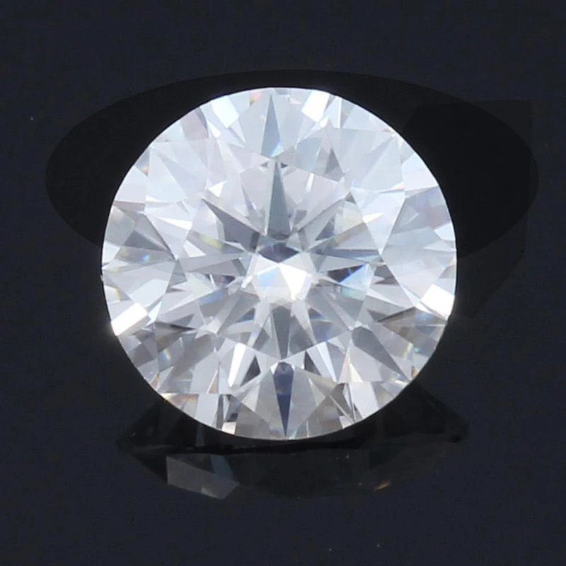 1 Stück 6 mm F-Farbe, im Labor gewachsener Moissanit-Diamant, loser Edelstein für die Schmuckherstellung, entsprechendes Diamantgewicht: 0.8 ct