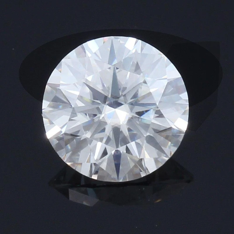 1 Stück 6 mm F-Farbe, im Labor gewachsener Moissanit-Diamant, loser Edelstein für die Schmuckherstellung, entsprechendes Diamantgewicht: 0.8 ct