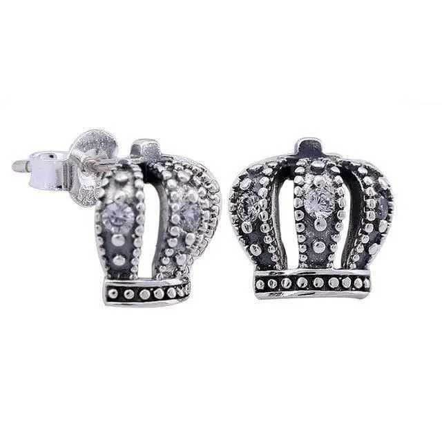 Cluster White Orchid 925 Sterling Silber Ohrstecker Für Frauen Hochzeit Geschenk DIY Europa Schmuck