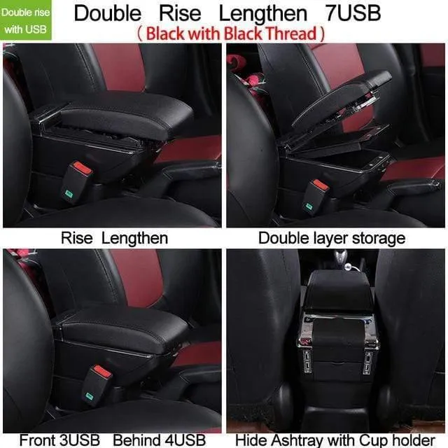 Chevrolet Niva Armlehnenbox Niva 1 Universal Auto Mittelarmlehne Aufbewahrungsbox Getränkehalter Aschenbecher Modifikationszubehör