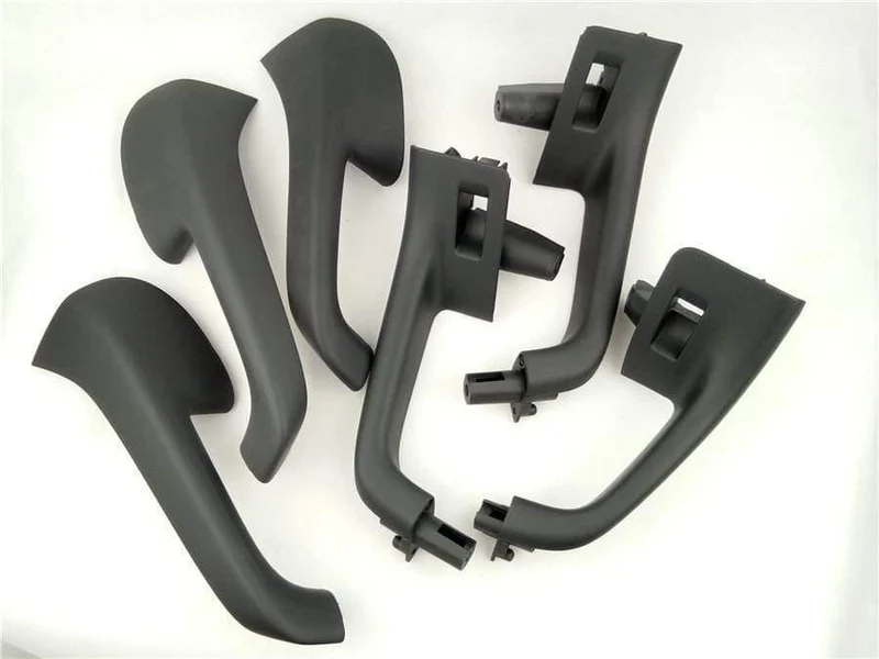 7 STÜCKE Schwarz Innengriff Tür Greifen fenster schalter Lünette abdeckung Für VW Volkswagen Golf 5 GTi MK5 Jetta innere armlehne 1K0 868 040B