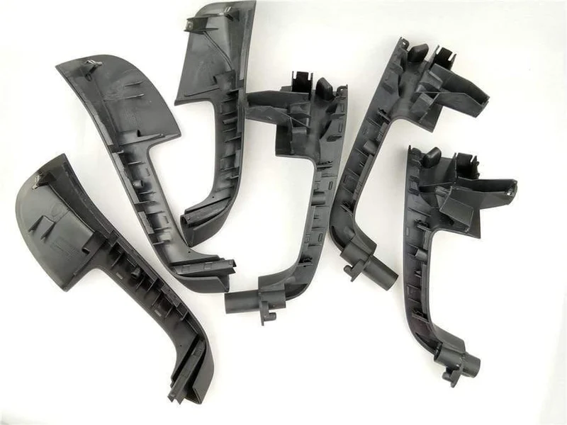 7 STÜCKE Schwarz Innengriff Tür Greifen fenster schalter Lünette abdeckung Für VW Volkswagen Golf 5 GTi MK5 Jetta innere armlehne 1K0 868 040B