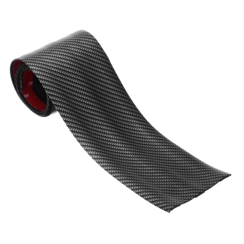 1 rolle 3 cm 5 cm 7 cm 10 cm Carbon Faser Gummi Weiche Stoßstange Streifen DIY Einstiegsleisten rand Schutz Auto Aufkleber Auto Styling