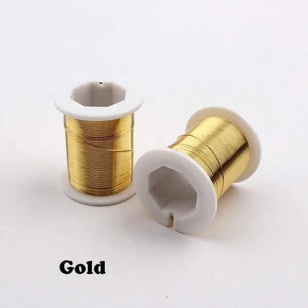 1 Stück 0.3 mm 28ga 0.4 mm 26ga 0.5 mm 24ga Silber Gold Kupferdraht Schmuckherstellung Weiche Perlen Wickeldraht Gewinde Anlaufbeständig