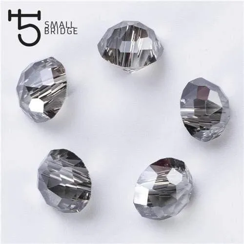10mm Österreich Kristall Perlen für schmuck machen diy zubehör für frau Diy armband AB Farbe Facettierte Kegel Perlen Großhandel Y904