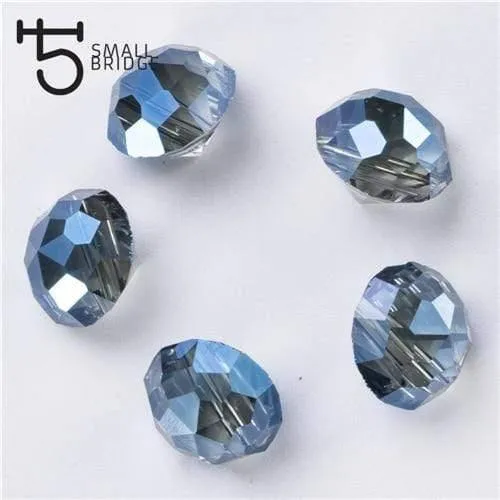 10mm Österreich Kristall Perlen für schmuck machen diy zubehör für frau Diy armband AB Farbe Facettierte Kegel Perlen Großhandel Y904