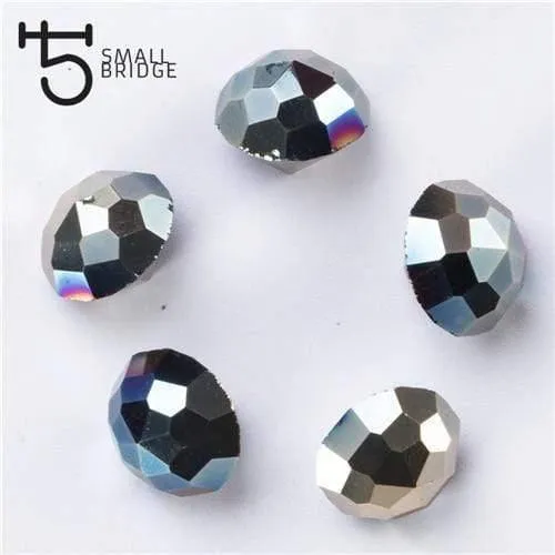 10mm Österreich Kristall Perlen für schmuck machen diy zubehör für frau Diy armband AB Farbe Facettierte Kegel Perlen Großhandel Y904