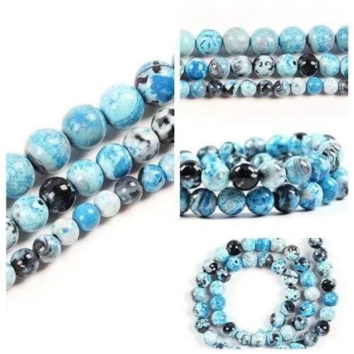 6 8 10mm Natursteinperlen für Schmuckherstellung Diy Armband Lapislazuli Tigerauge Howlith Perlen Runde lose Perlen Großhandel
