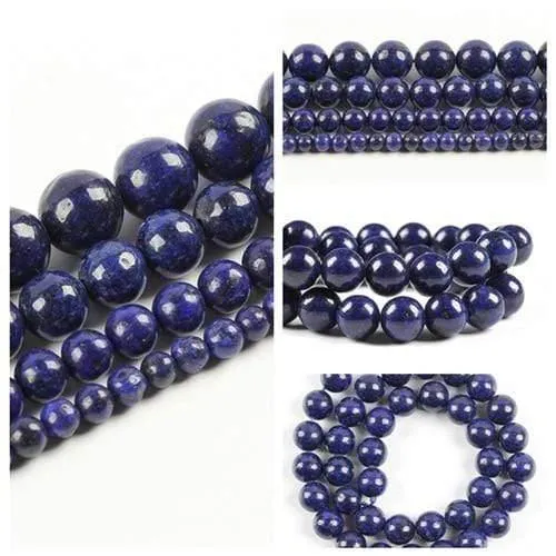 6 8 10mm Natursteinperlen für Schmuckherstellung Diy Armband Lapislazuli Tigerauge Howlith Perlen Runde lose Perlen Großhandel