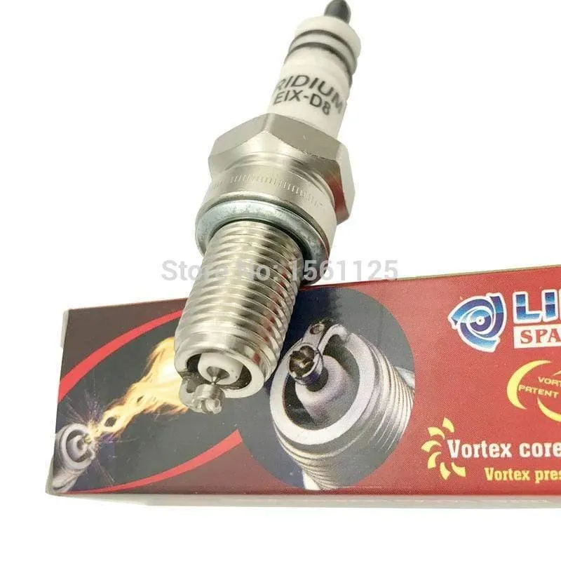 IRIDIUM Patent Motorrad Zündkerze EIX-D8 FÜR D8EA DR8EIX DR8EGP DPR8EIX-9 IX24B X24ESU D8TC D8RIU bujia HG2CU