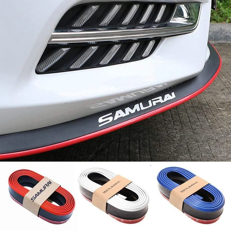 2.5M Front Auto Ladekantenschutz Gummi Auto Ladekantenschutz Front Ladekantenschutz Lippenleisten Splitter Kinnkörper Auto Ladekantenschutz Exterieur