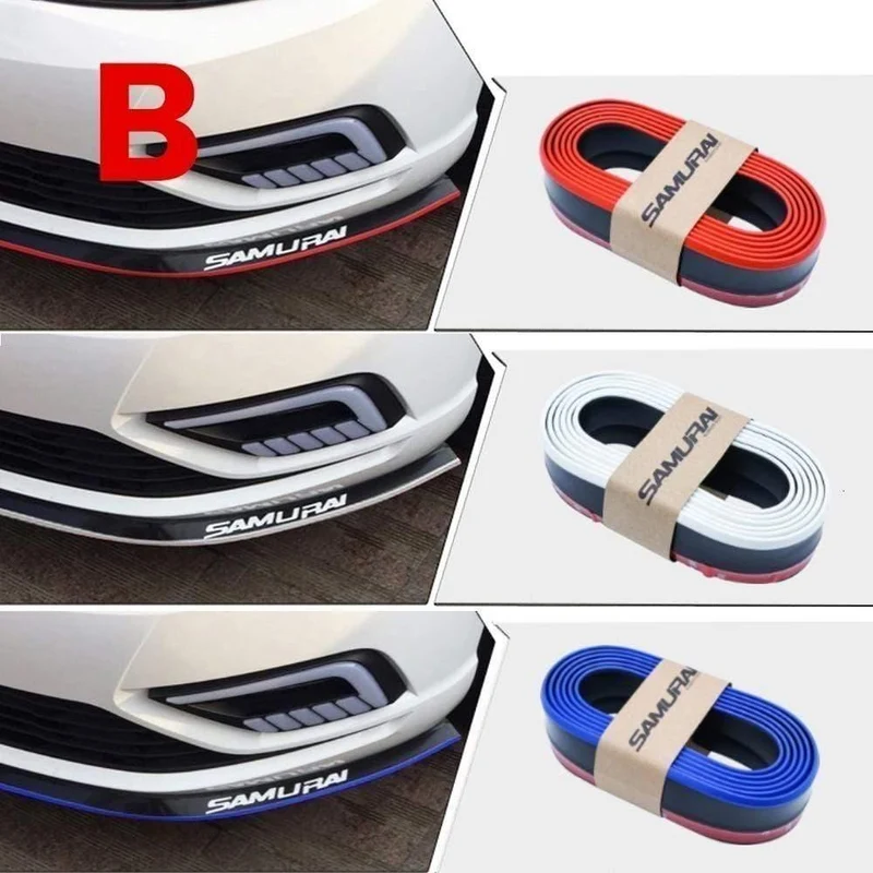 2.5M Front Auto Ladekantenschutz Gummi Auto Ladekantenschutz Front Ladekantenschutz Lippenleisten Splitter Kinnkörper Auto Ladekantenschutz Exterieur